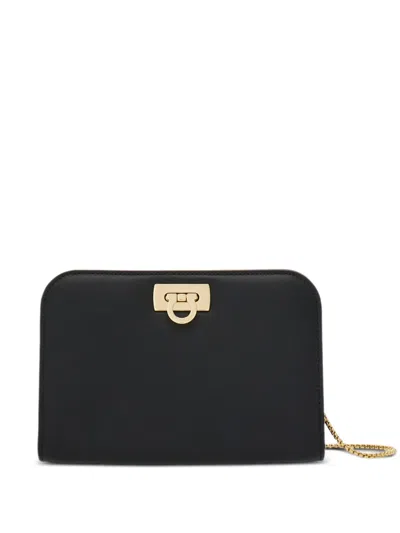 FERRAGAMO WANDA LEATHER MINI BAG