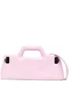 Ferragamo Wanda Leather Mini Bag In Pink