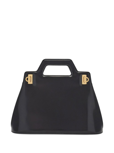 Ferragamo Borsa Wanda M In Black