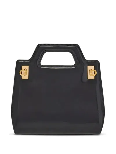 Ferragamo Wanda Mini  Bags In Black
