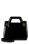Ferragamo Wanda Mini Handbag In Black
