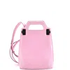 Ferragamo Wanda Top Handle Shoulder Bag Leather North South In Pink