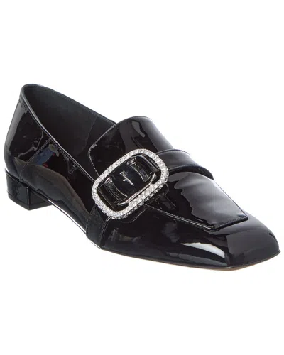 Ferragamo Wang Leather Loafer In Black