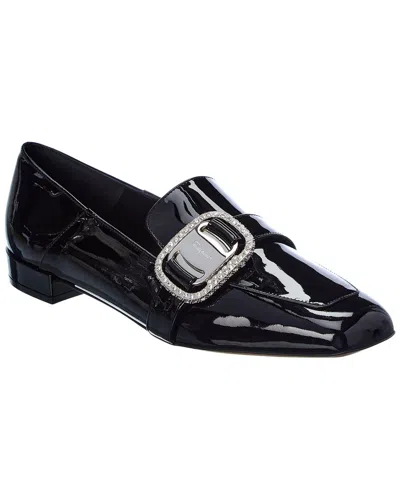 Ferragamo Wang Patent Loafer In Black