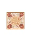Ferragamo Water Lilies Print Silk Scarf In Neutral