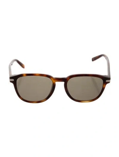 Pre-owned Ferragamo Wayfarer Gradient Sunglasses In Brown