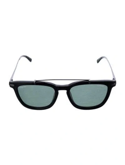 Pre-owned Ferragamo Wayfarer Tinted Sunglasses In Black