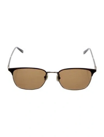 Pre-owned Ferragamo Wayfarer Tinted Sunglasses In Black