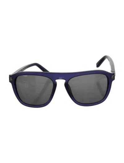 Pre-owned Ferragamo Wayfarer Tinted Sunglasses In Blue