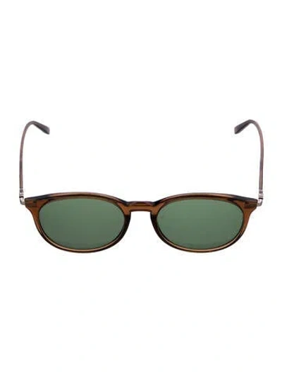 Pre-owned Ferragamo Wayfarer Tinted Sunglasses In Brown