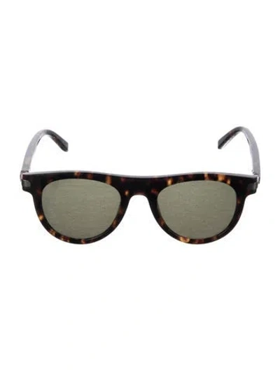 Pre-owned Ferragamo Wayfarer Tinted Sunglasses In Brown