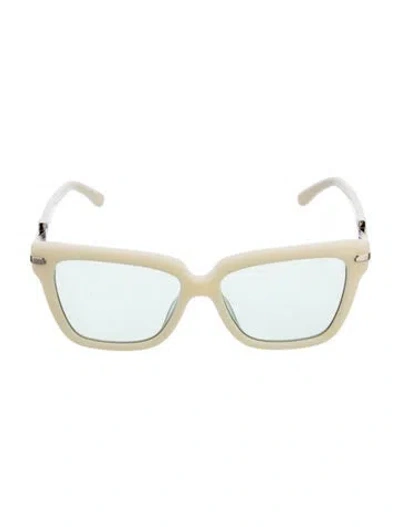 Pre-owned Ferragamo Wayfarer Tinted Sunglasses In Neutral