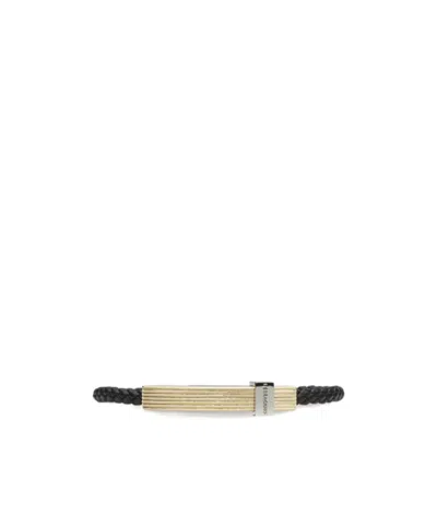 Ferragamo Weave A Bracelet In Yellow