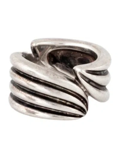 Pre-owned Ferragamo Wedge Band Ring In Multicolor