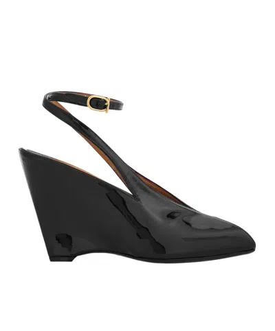 FERRAGAMO WEDGE-HEELED PLATFORM SANDALS
