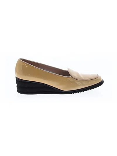 Pre-owned Ferragamo Wedges In Tan
