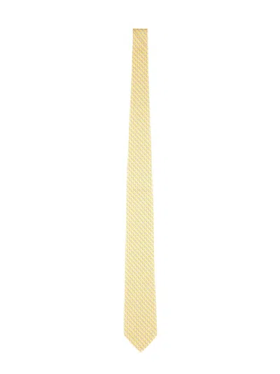 FERRAGAMO WHALE PRINT TIE