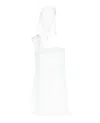 Ferragamo White Hooded Mini Dress