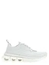 Ferragamo Nima Leather-trimmed Mesh Sneakers In White