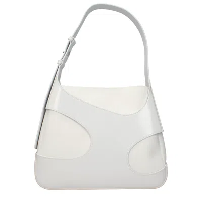 Ferragamo White Leather Shoulder Bag