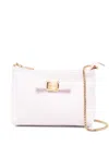 Ferragamo Women's Vara Plate Mini Bag In White