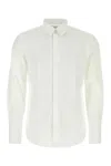 FERRAGAMO WHITE POPLIN SHIRT