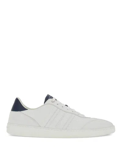 Ferragamo Achille Low-top Sneakers In White