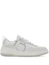 Ferragamo Women Gancini Leather Sneakers In White