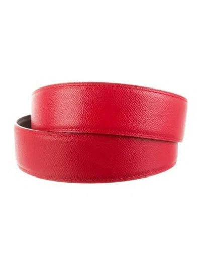 Pre-owned Ferragamo Wide Leather Belt In Black