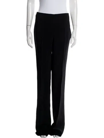 Pre-owned Ferragamo Wide Leg Pants In Black