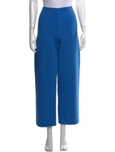 Pre-owned Ferragamo Wide Leg Pants In Blue