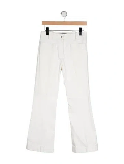 Pre-owned Ferragamo Wide Leg Pants In Neutral