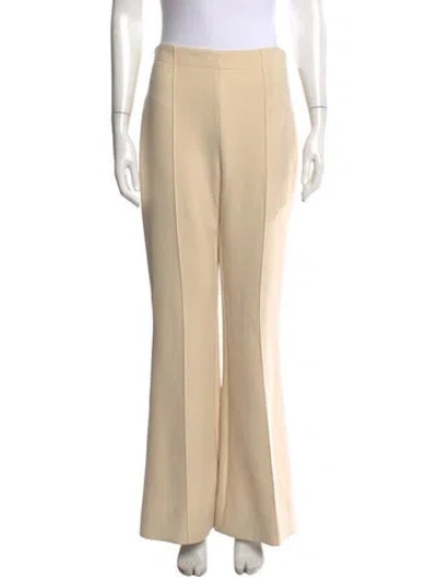Pre-owned Ferragamo Wide Leg Pants In Neutral