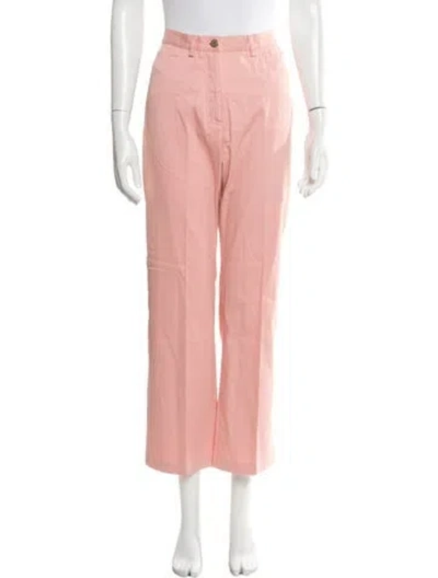 Pre-owned Ferragamo Wide Leg Pants In Pink