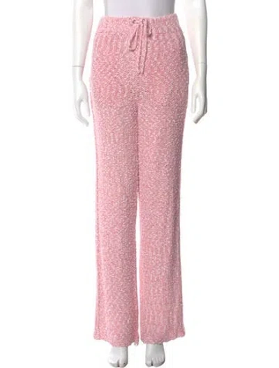 Pre-owned Ferragamo Wide Leg Pants In Pink