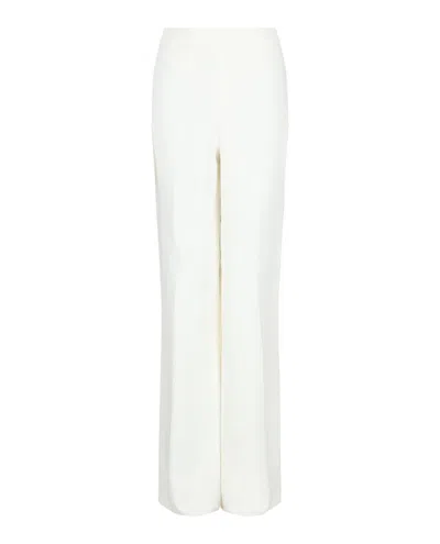 Ferragamo Wide-leg Trousers In White