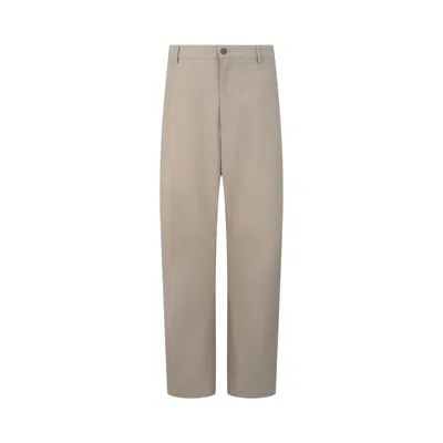 Pre-owned Ferragamo Wide Leg Trousers 'beige' | Tan | Men's Size 56 In Brown
