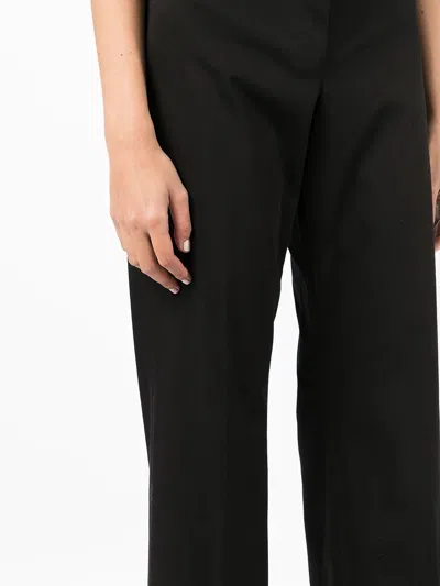 Ferragamo Wide-leg Trousers In Black