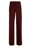 Ferragamo Tailored Trousers In Bordeaux