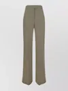 Ferragamo Wide Leg Trousers With Belt Loops And Pockets