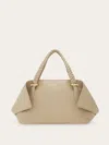 Ferragamo Medium Double Handle Shoulder Bag