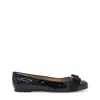 Ferragamo Varina Ballerinas In Black