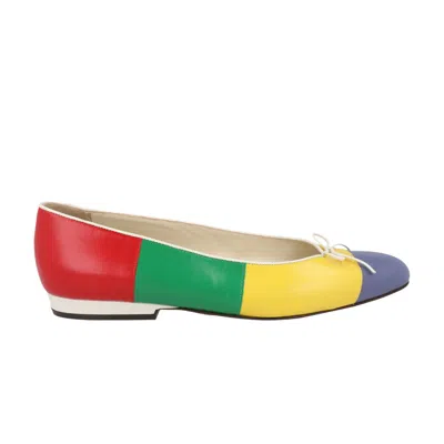 Pre-owned Ferragamo Wmns Curiosa Ballet Flat 'multi-color' | Women's Size 6.5