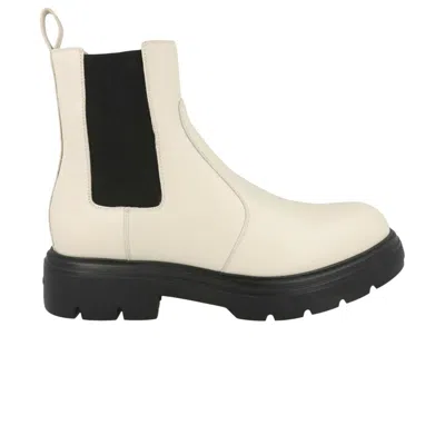 Pre-owned Ferragamo Wmns Dollie Chelsea Boot 'white' | Women's Size 9