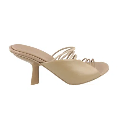 Pre-owned Ferragamo Wmns  Altaire Strappy Mule 'beige' | Tan | Women's Size 6 In Brown