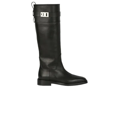 Pre-owned Ferragamo Wmns  Bugo Knee-high Boot 'black' | Women's Size 9