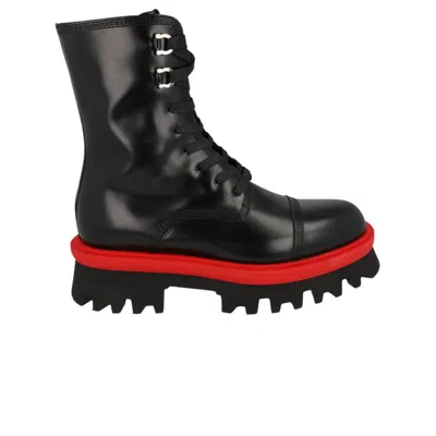 Pre-owned Ferragamo Wmns Kira Leather Combat Boot 'black' | Women's Size 11.5