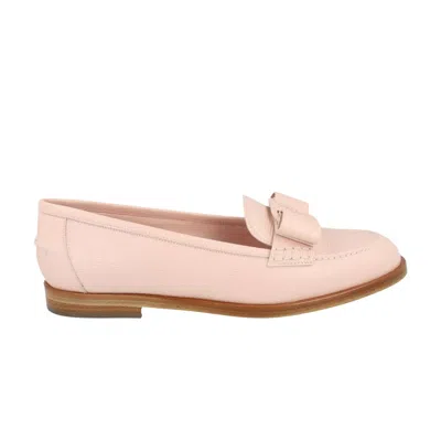 Pre-owned Ferragamo Wmns Vivaldo Leather Loafer 'light Pink' | Women's Size 11