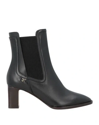 Ferragamo Woman Ankle Boots Black Size 6.5 Calfskin