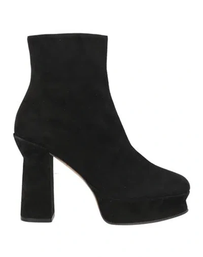 Ferragamo Woman Ankle Boots Black Size 6.5 Calfskin